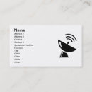 Search for satellite business cards Television