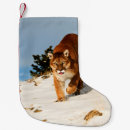 Search for lion christmas stockings Snow