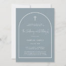 Search for minimalist dusty blue invitations Arch