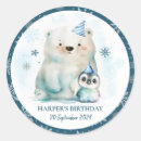 Search for winter wonderland birthday stickers Onederland