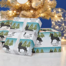 Search for winter forest wrapping paper Fir trees