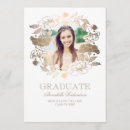 Search for vintage frame graduation invitations Floral