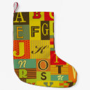 Search for alphabet christmas stockings Typography