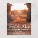 Search for rustic save the date postcards Engaged