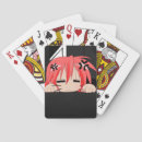 Search for anime girl playing cards Red