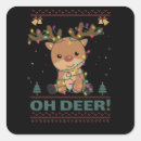 Search for funny deer stickers Pun