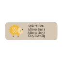 Search for hedgehog return address labels Woodland animals