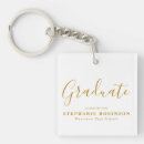 Search for graduation key rings Typography