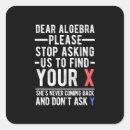 Search for algebra stickers Funny