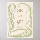 Search for art nouveau floral posters White