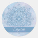 Search for lotus mandala stickers Blue