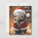 Search for elephants christmas cards Baby elephant