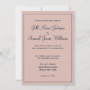 Search for dusty blue and pink wedding invitations Classic