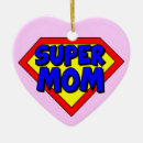 Search for super mom christmas tree decorations Heart