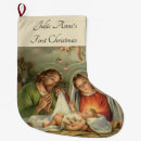 Search for nativity christmas stockings Baby