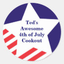 Search for red white and blue star stickers Independence