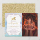 Search for unicorn photo birthday invitations Magical birthday party