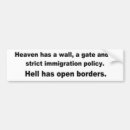 Search for build the wall bumper stickers Republican