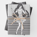 Search for girlfriend wrapping paper Black