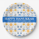 Search for hanukkah plates Blue and white