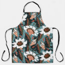 Search for flower painting aprons White