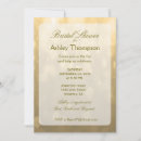 Search for bokeh bridal shower invitations Gold