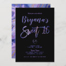 Search for purple black and gold invitations Trendy