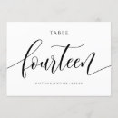 Search for black 14 table cards Typography