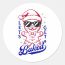 Search for funny gingerbread stickers Xmas