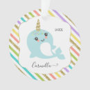 Search for narwhal christmas tree decorations Cute