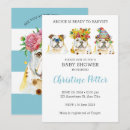 Search for english bulldog invitations Watercolor