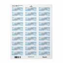 Search for airplane return address labels Sky