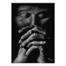 Search for praying hands posters Black