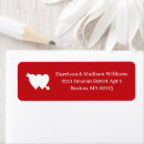 Search for love romantic return address labels Cute