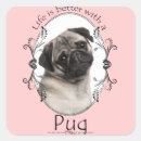 Search for pug life stickers Puppy