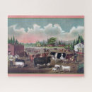 Search for farm scenes puzzles Vintage