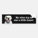 Search for boxer dogs bumper stickers Pet