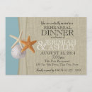 Search for starfish rehearsal dinner invitations Ocean