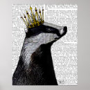 Search for badger posters Animals