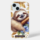 Search for sloths iphone cases Watercolor