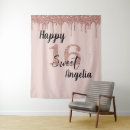 Search for rose gold backdrops Sweet 16