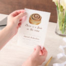Search for bun invitations Watercolor cinnamon roll