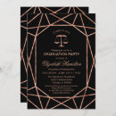 Search for rose gold foil graduation invitations Elegant