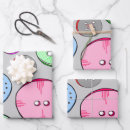 Search for buttons wrapping paper Pink