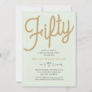 Search for gold and green birthday invitations Chic