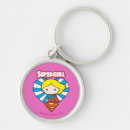 Search for heart logo key rings Chibi supergirl