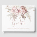 Search for floral wedding guest books Blush