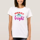 Search for merry and bright tshirts Blue