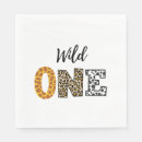 Search for wild one napkins One year old