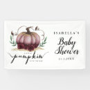 Search for pumpkin baby shower banners Pink